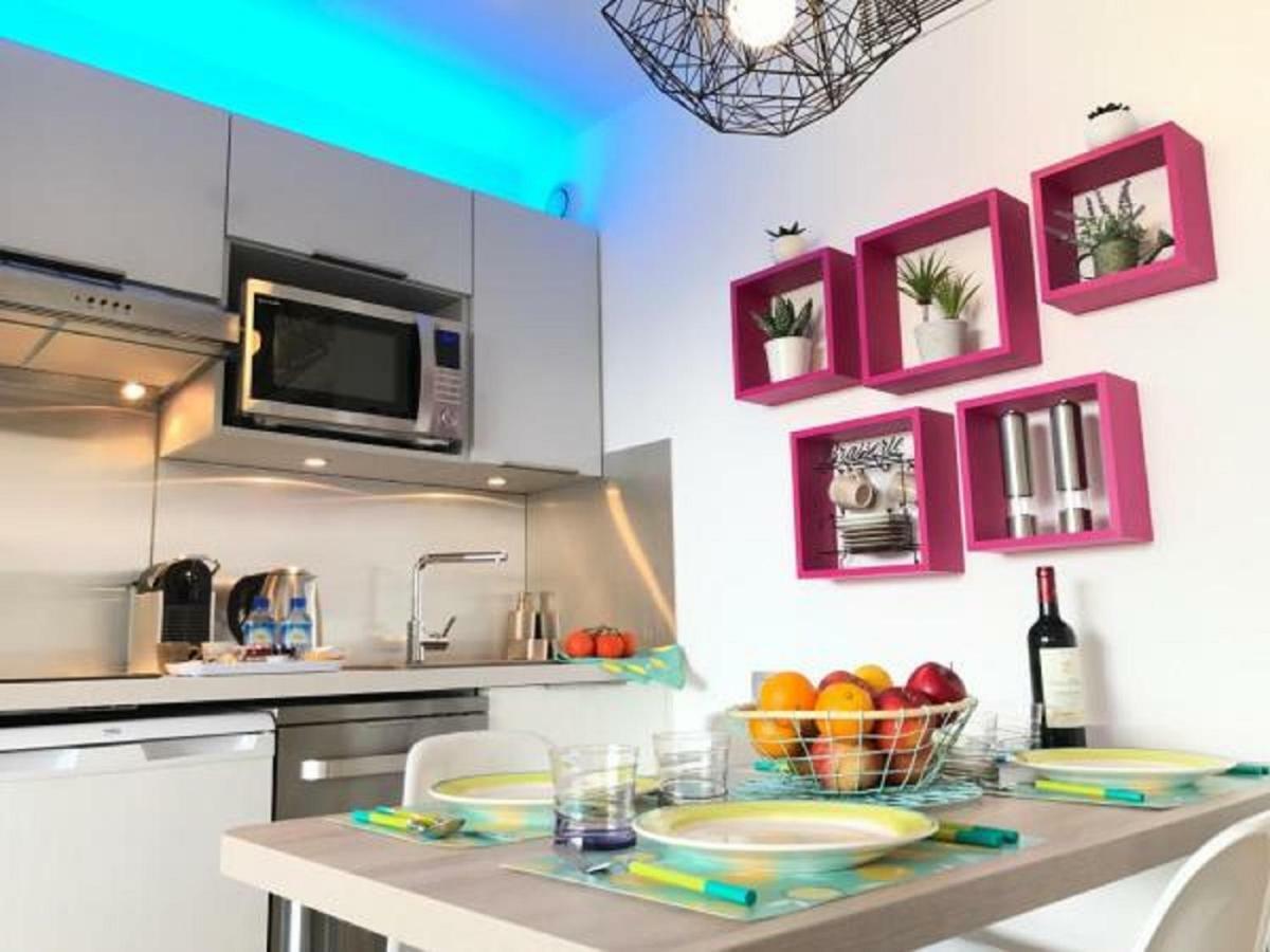 Zen Beach Cannes Sea View Apartment Beach In Front X2 Pools-Ac-Clim-Wifi-Free Parking Inside Esterno foto