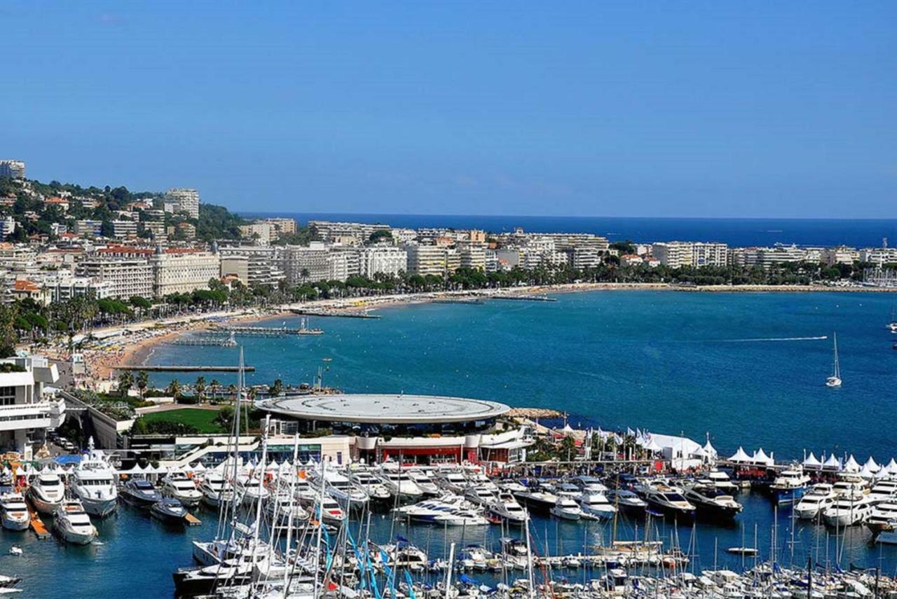 Zen Beach Cannes Sea View Apartment Beach In Front X2 Pools-Ac-Clim-Wifi-Free Parking Inside Esterno foto