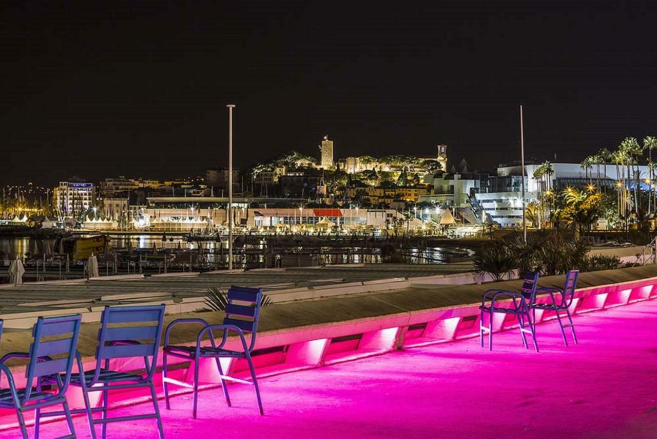 Zen Beach Cannes Sea View Apartment Beach In Front X2 Pools-Ac-Clim-Wifi-Free Parking Inside Esterno foto